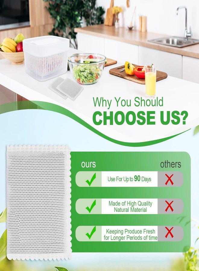 PROKITCHEN Carbon Filter Refills Compatible with OXO Greensaver Produce Keeper & Crisper Inserts, Compatible with Bluapple Produce Saver Balls, Filter Refill Bags, Keep Fresh Packet Refills, 8PCS - Image 5